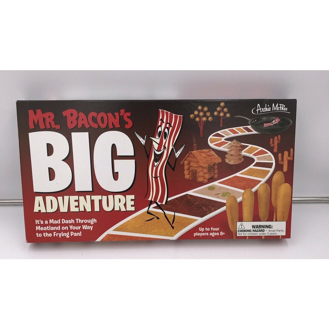 Mr Bacons Big Adventure Archie Mcphee Board Game Etsy
