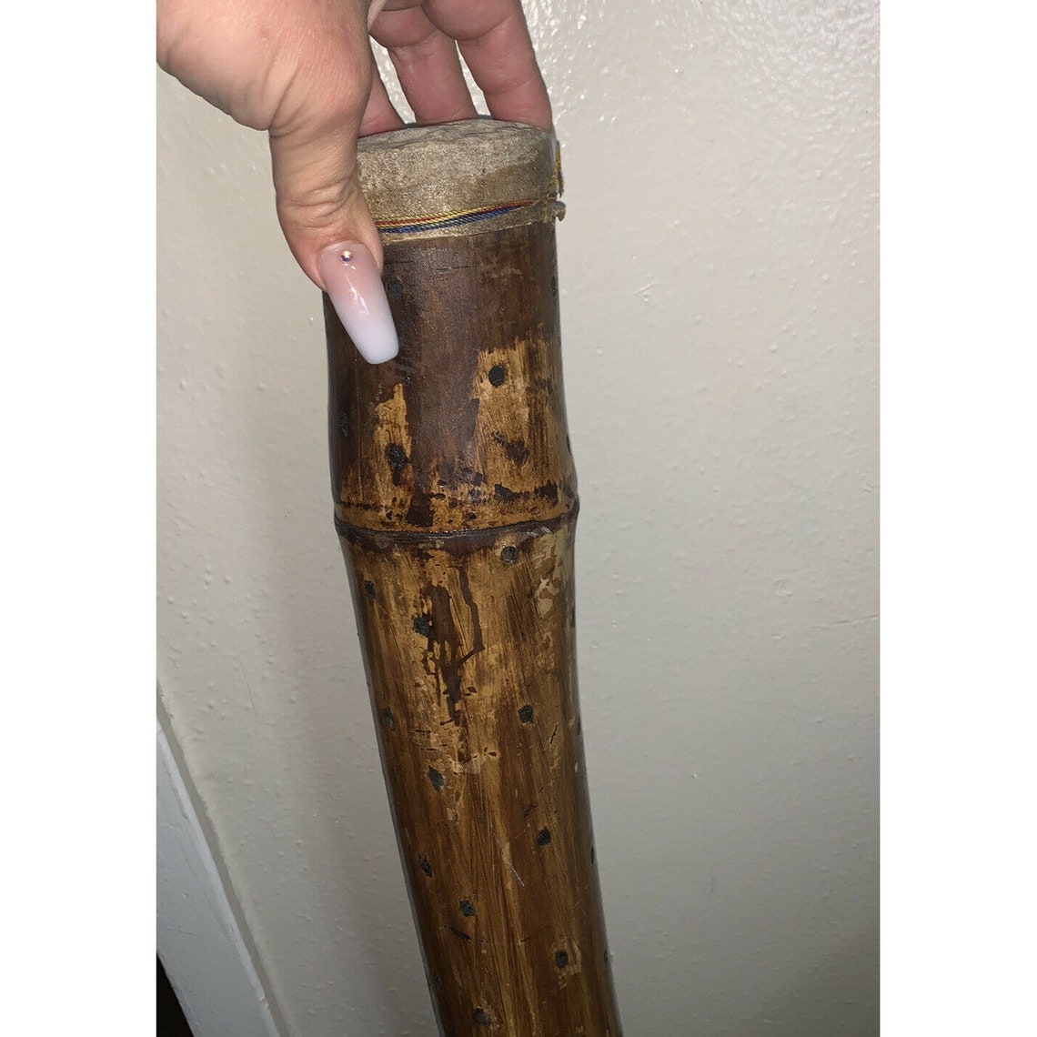 47 Huge Wooden Rain Stick Rainmaker Shaker Handmade Etsy