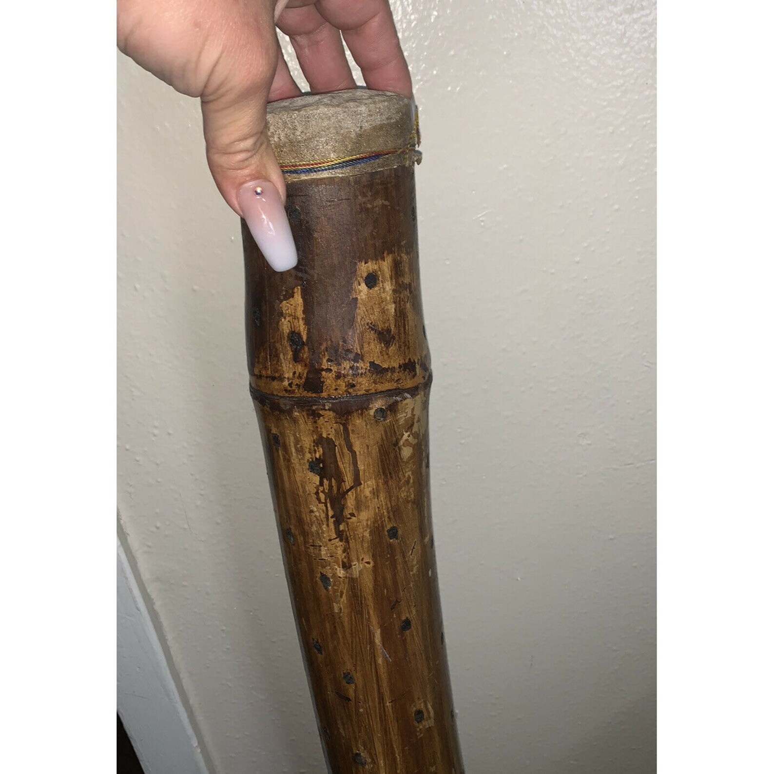 47 Huge Wooden Rain Stick Rainmaker Shaker Handmade Etsy