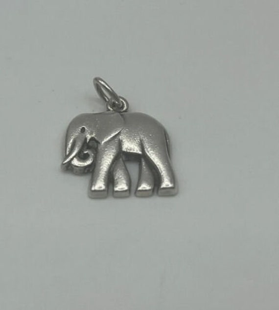 James Avery Retired Elephant with Tusks Charm Sterlin… Gem
