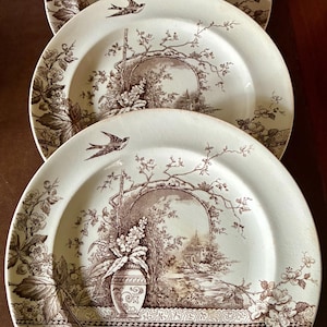 Burgess & Leigh セミポーセリン スープ皿セット Burgess and Leigh Pottery - Etsy