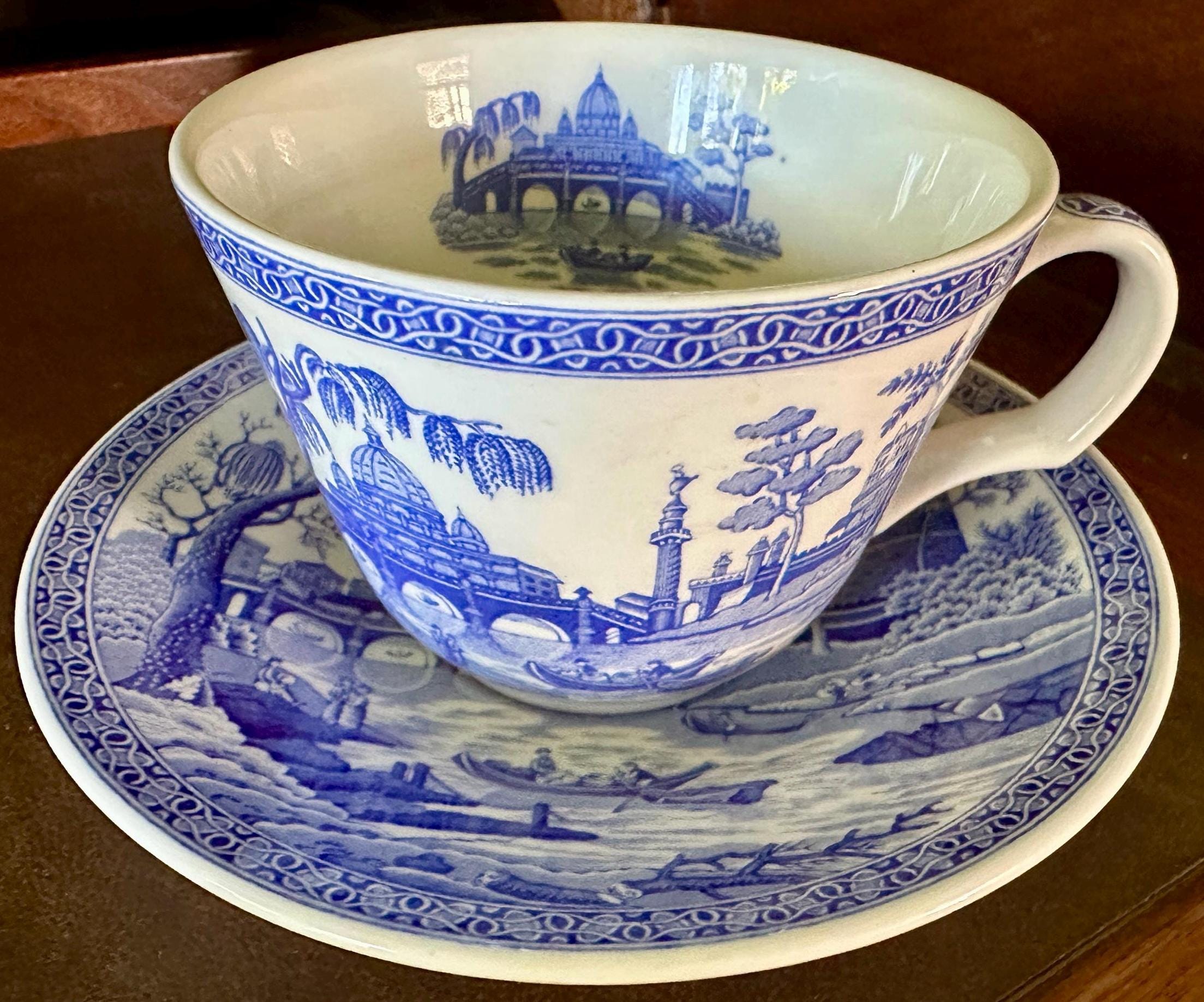 Spode BlUE BLOOM コレクションウイロウ２７センチ皿6枚セット Spode BlUE BLOOM コレクションウイロウ27センチ皿6枚セット