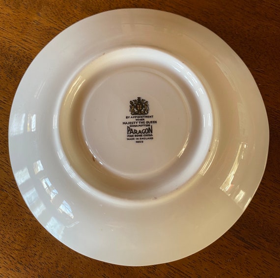 Vintage Paragon ”kingston” Black, Gold & White Fine Bone China