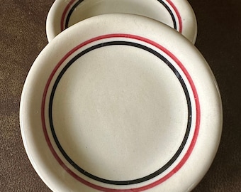 Set of 2 vintage restaurantware butterpats