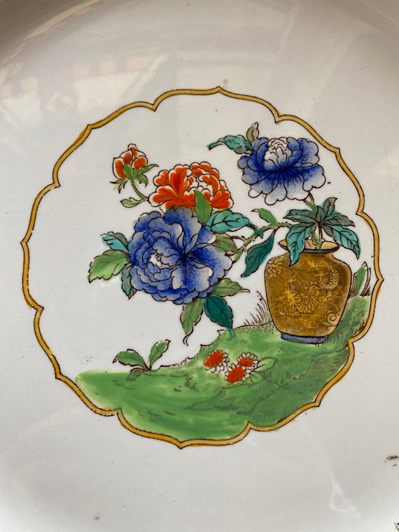 Rare Antique 1880s Copeland Late Spode “dragon Urn” Dinner Plate