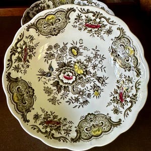 Set of 4 vintage Ridgway “Windsor” cereal/salad bowls