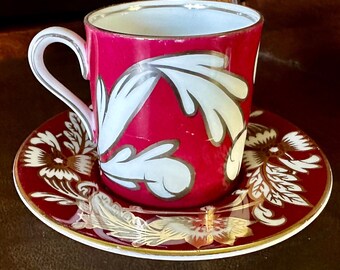 Vintage Wedgwood Bone China demitasse cup & saucer set