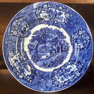 Antique 1800s Ridgway(?) “Oriental” luncheon plate
