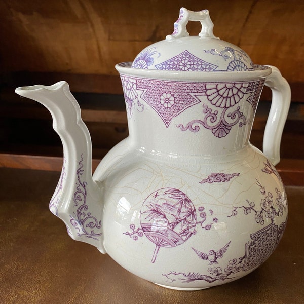 Purple Transferware Etsy