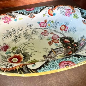 c.1890s Ridgways “Anglesey” oval vegetable serving dish