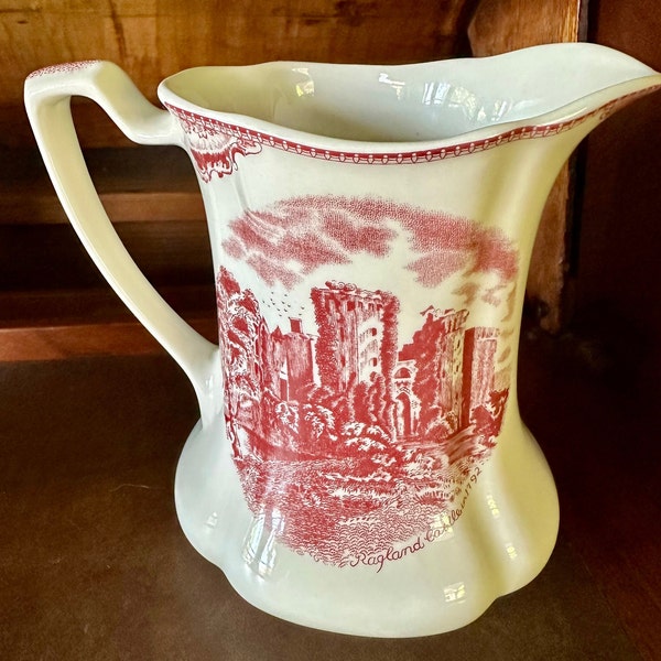 Johnson Bros. “Old Britain Castles - Ragland Castle in 1792” jug