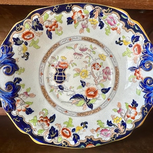 Antique c.1845 Ridgway & Morley “Simlay” handled tray