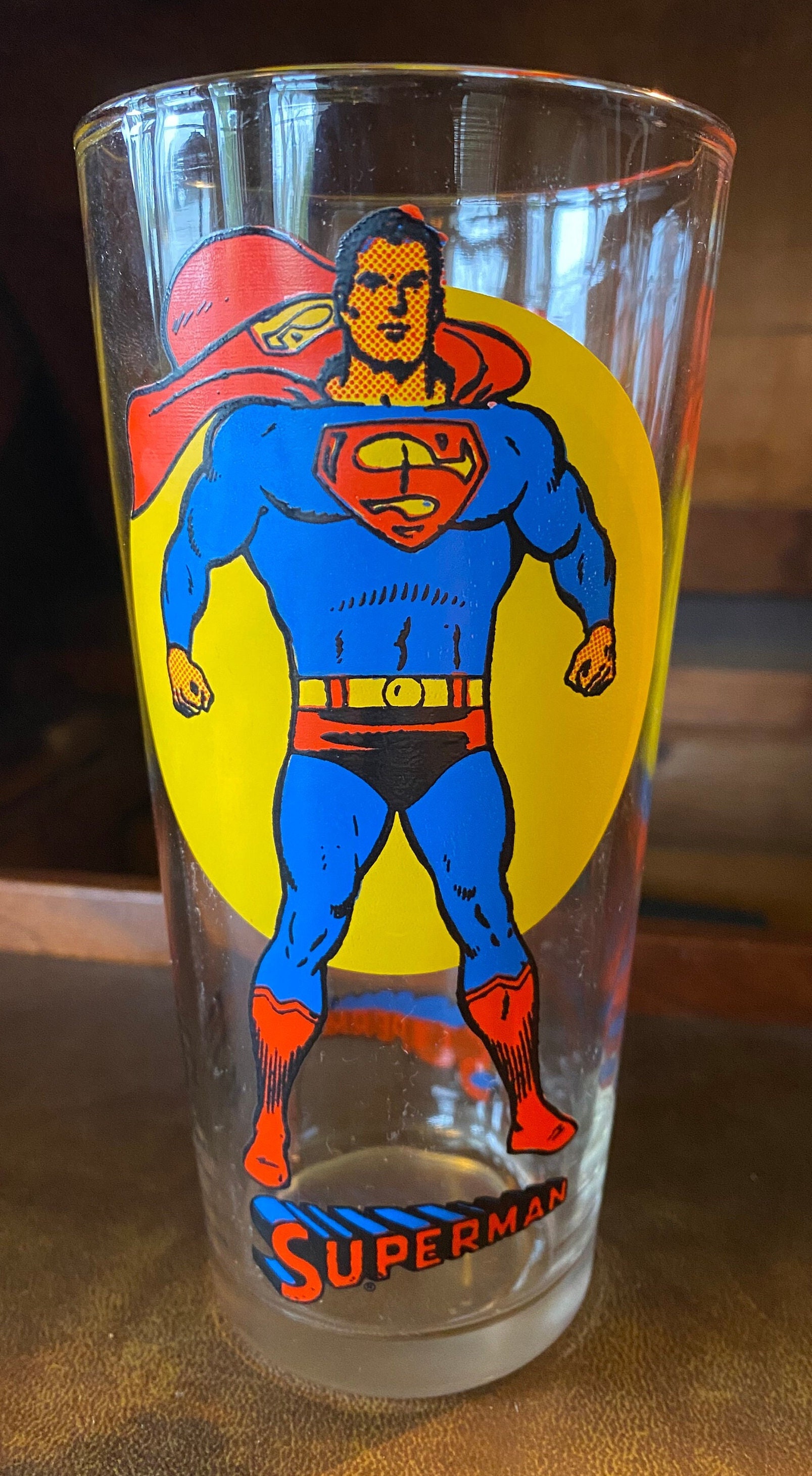 Set of 5 New Hallmark Superman/Disney Women Hard Plastic Drinking