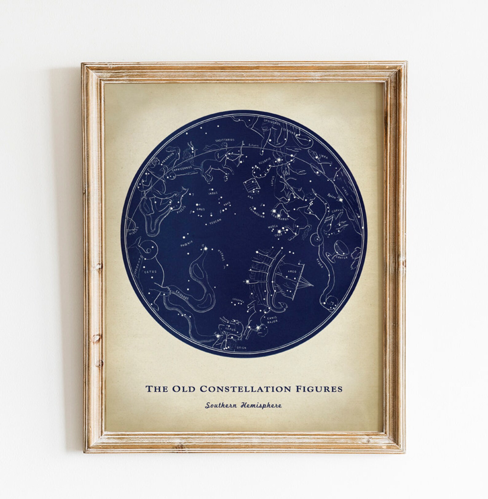 Astronomy Print SET of 2 PRINTABLE Vintage Constellations - Etsy