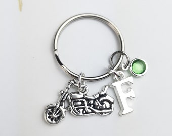 Motorbike gifts, racing gifts, motorbike keyring, personalised gift, motorcycle keychain, biker accessory, ride safe, rider race, small gift