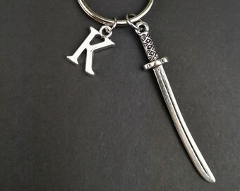 Buy Sword Keychain, Katana Sword, Fantasy Gifts, Personalized Gift