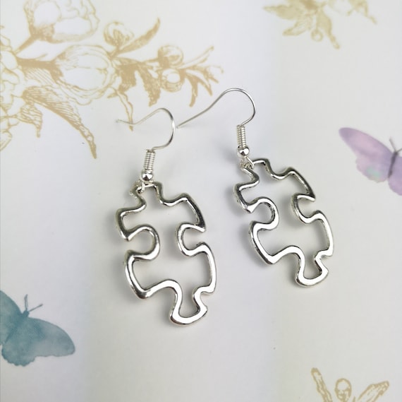 Jigsaw earrings clearance
