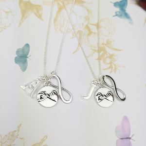 Pinky promise necklace, best friend necklace for 2, long distance relationship, friendship necklace for 2, pinky swear, pinky promise