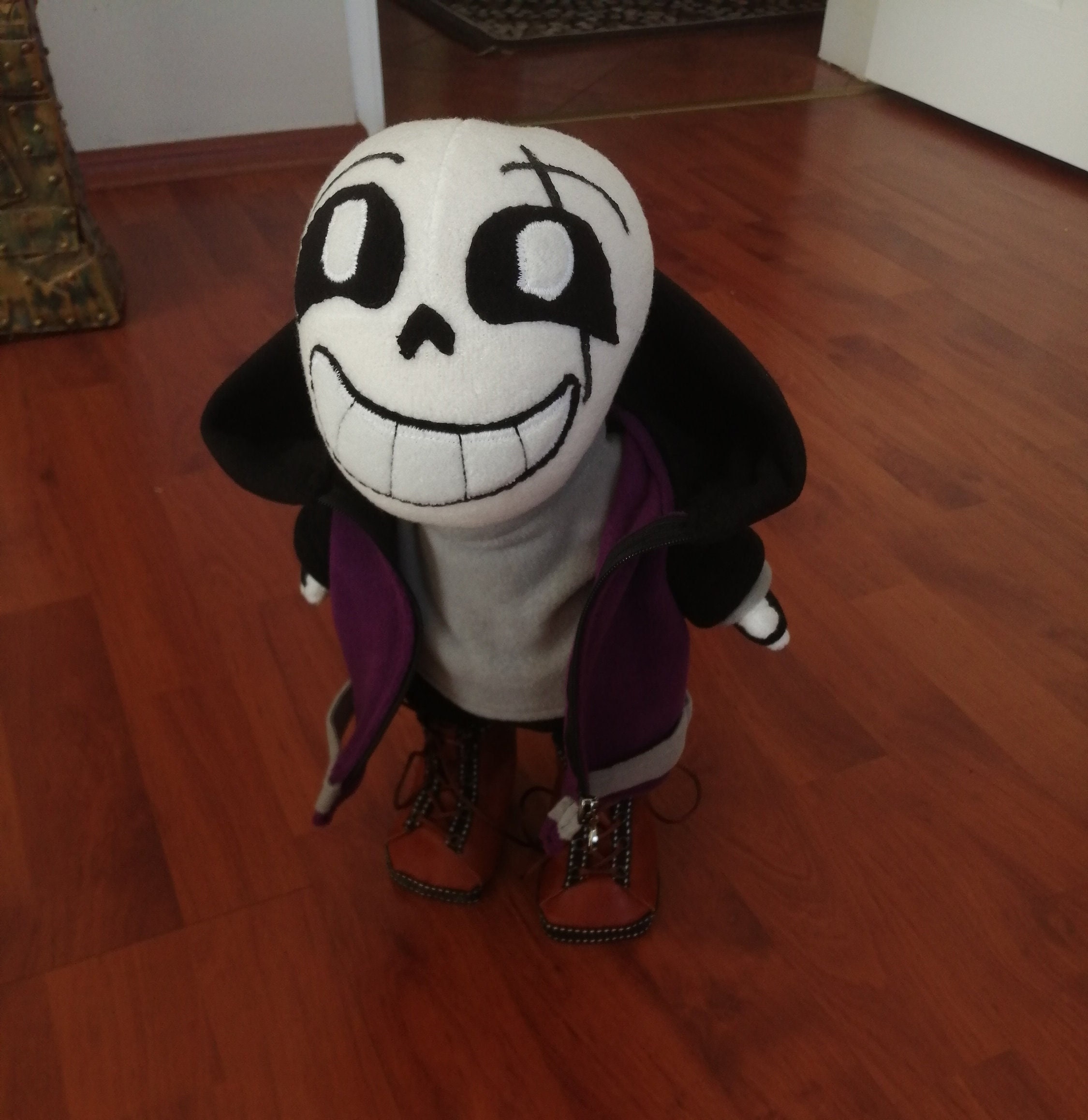 Epic Sans Plush Toy. All Parts of the Doll's Clothes Are 