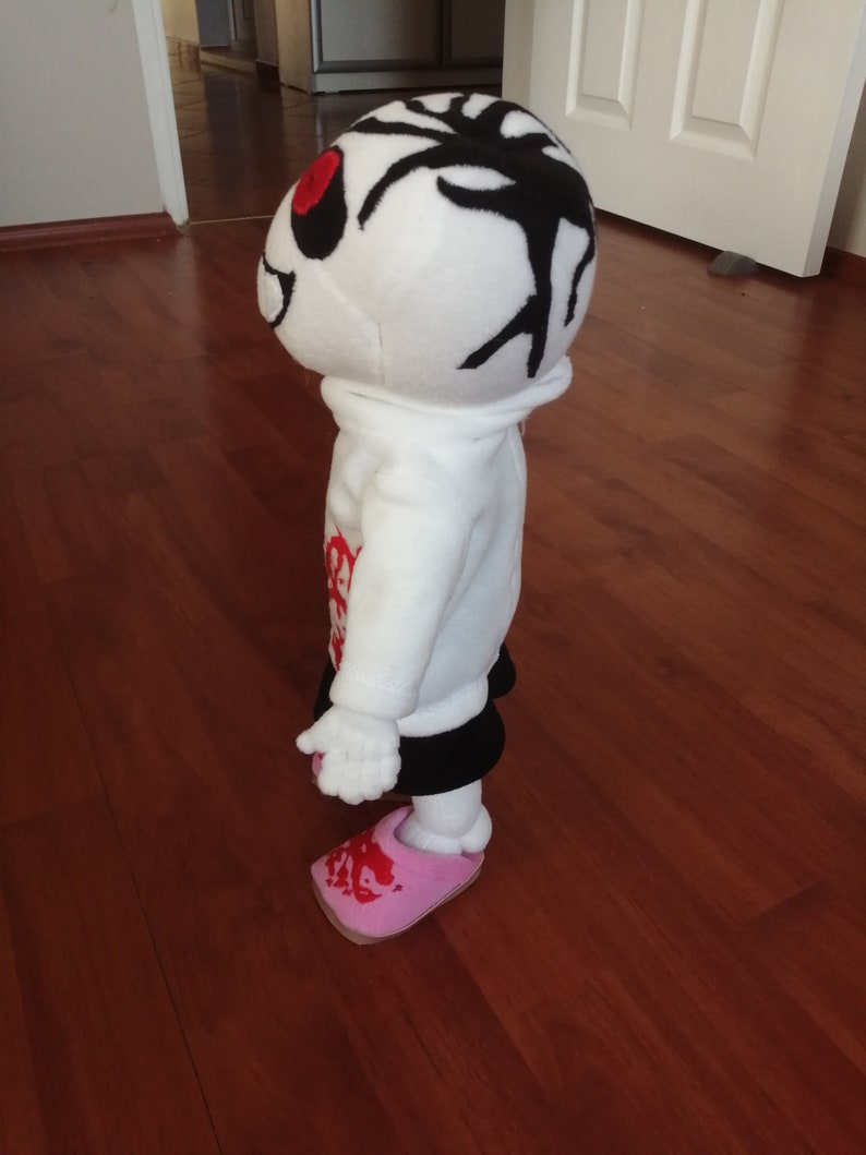 Laruokivi Sans Skeleton Zombie Plush Toy - 10 Inch Undertale Stuffed Animal Doll, Black Error Figure - View #5