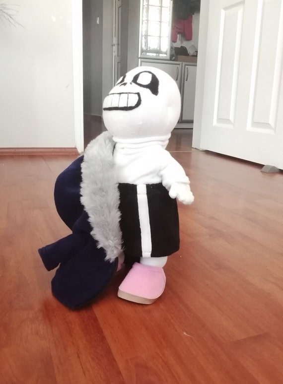 Epic Sans Plush Toy. All Parts of the Doll's Clothes Are 