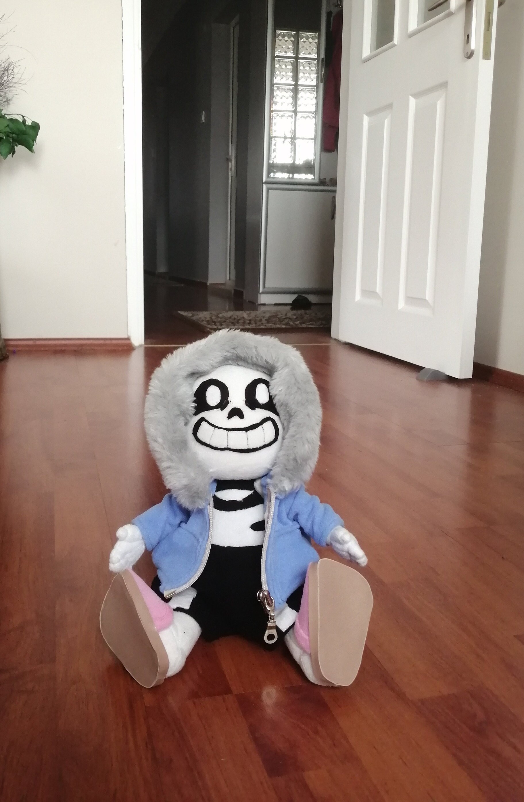 Epic Sans Plush Toy. All Parts of the Doll's Clothes Are 