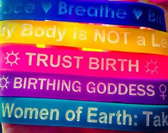 BIRTH AFFIRMATION BRACELETS