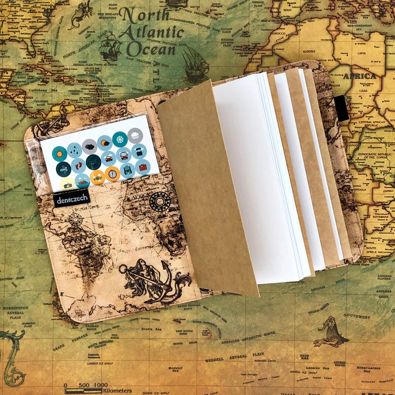 Travel Journal ANTIQUE SPECIAL With Inserts A6 Etsy