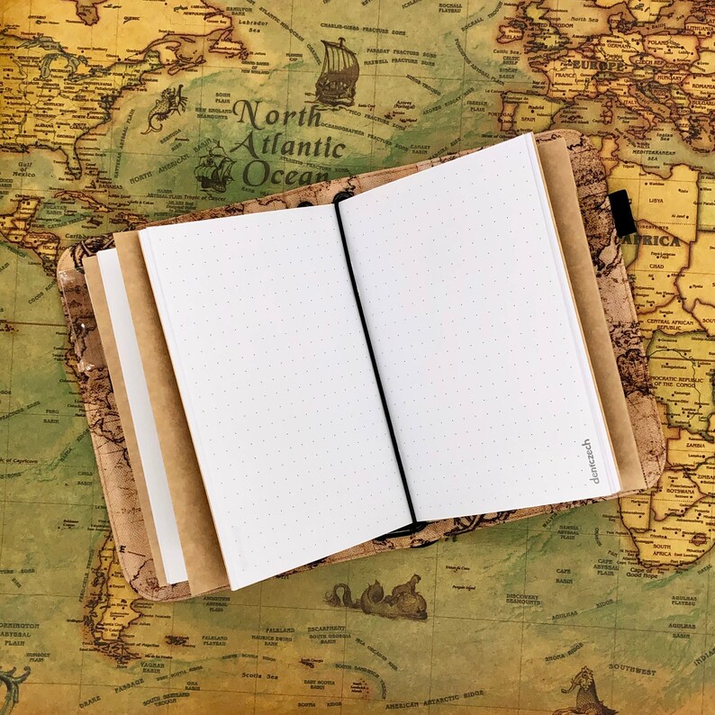 Travel journal ANTIQUE SPECIAL with inserts A6 Etsy