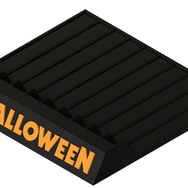 Halloween Filmständer BluRay Halter Steelbook Organizer DVD Ständer 3D gedruckter Case Organizer