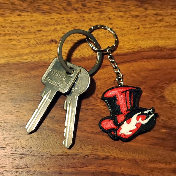 Persona 5 Keychains - Pendants - Key Chain - 3D Printed - 3D Print - Gift - Charms- Persona - Phantom Thieves of Hearts