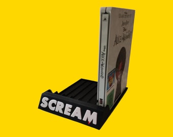 Scream Movie Stand BluRay Holder Steelbook Organizer DVD Stand 3D Printed Case Organizer