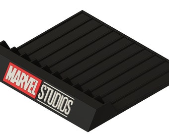 Marvel Studios Movie Stand BluRay Holder Steelbook Organizer DVD Stand 3D Printed Case Organizer