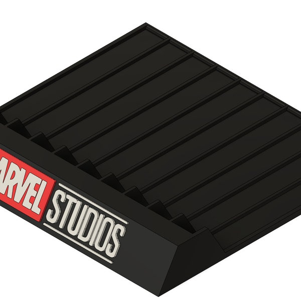 Marvel Studios Filmständer BluRay Halter Steelbook Organizer DVD Ständer 3D gedruckter Case Organizer