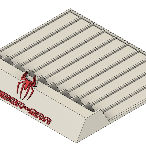 Spiderman Movie Stand BluRay Holder Steelbook Organizer DVD Stand 3D Printed Case Organizer