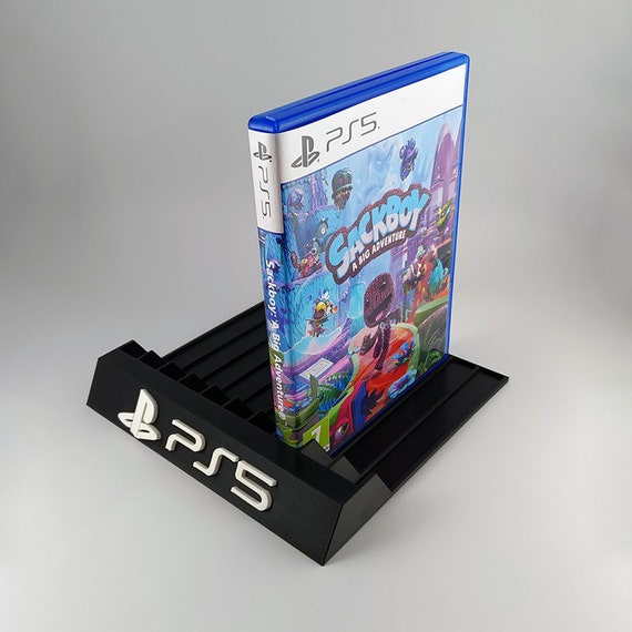 PS5 Logo PS5 & Game Stand 3D Printed Holder for