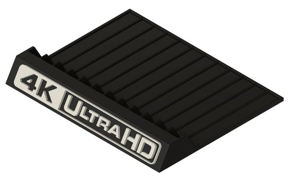 4k Ultrahd Logo Bluray Case Holder Bluray Case Holder 3d Etsy Uk