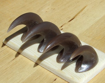 Garras marrones naturales