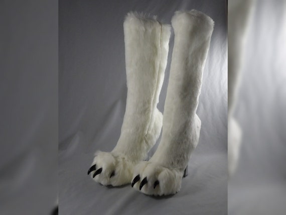 Knee High Paw Shoes  Etsy