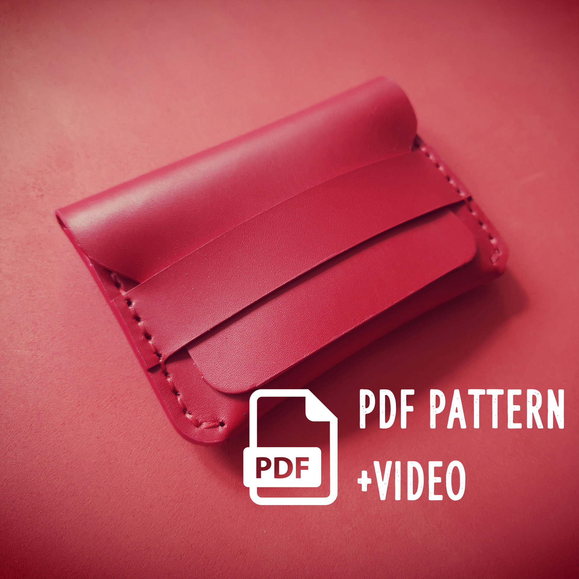 Trifold Wallet, PDF Pattern And Instructional Video by Vasile and