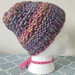 Handmade Knit Hats: Winter Berry Collection