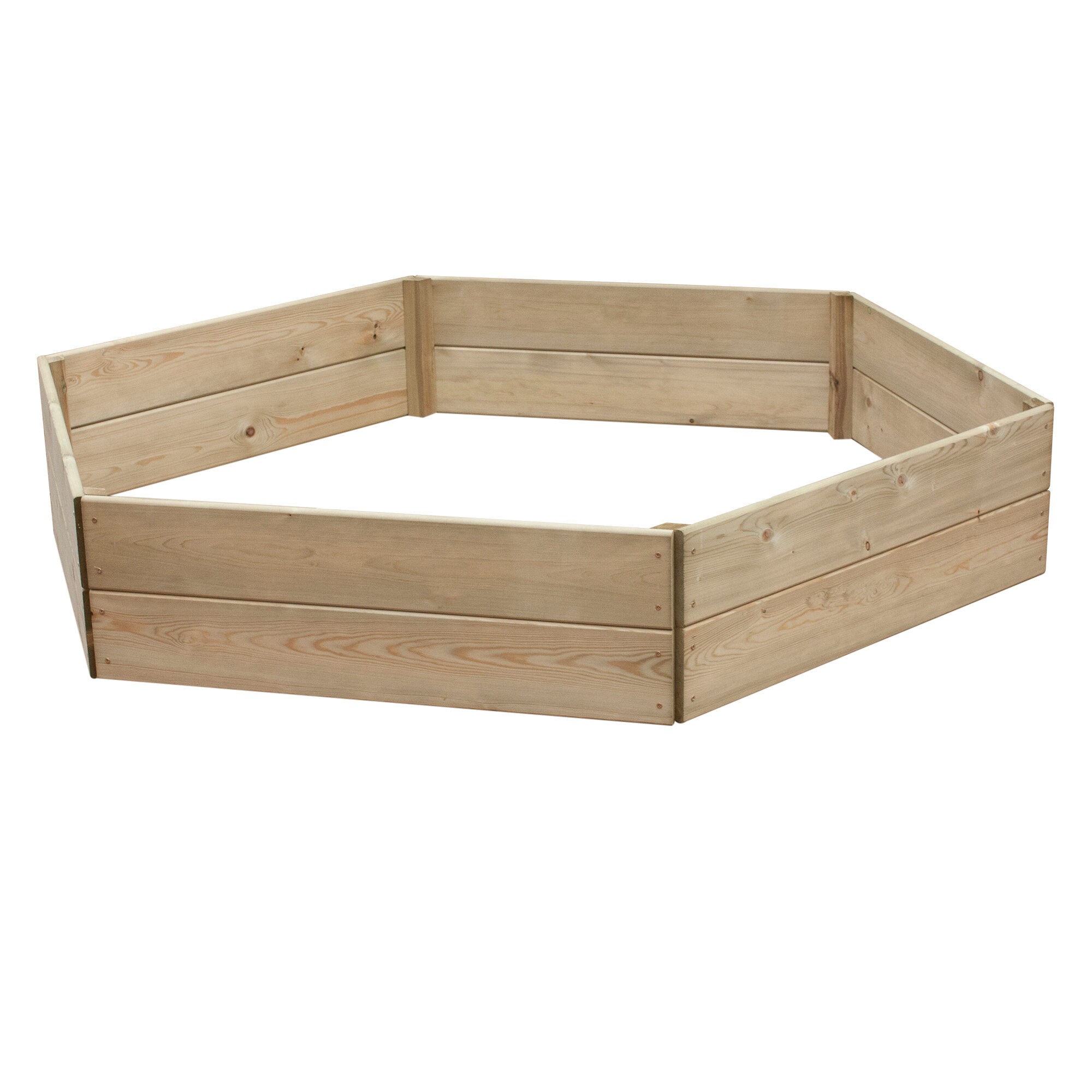 Hexagonal Timber Raised Garden Bed Tanalised Pressure Etsy UK