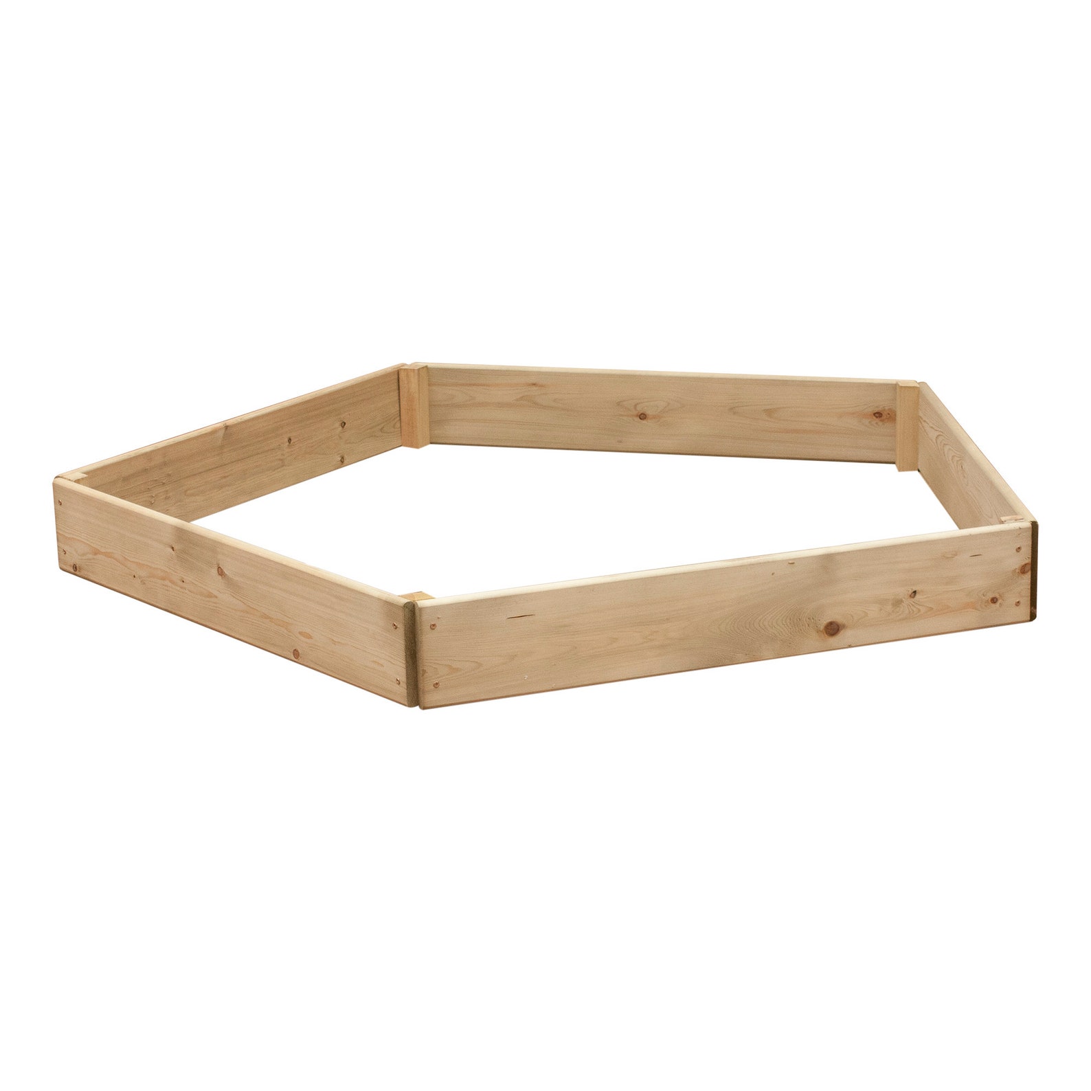 Pentagonal Timber Raised Garden Bed Tanalised Pressure Etsy UK