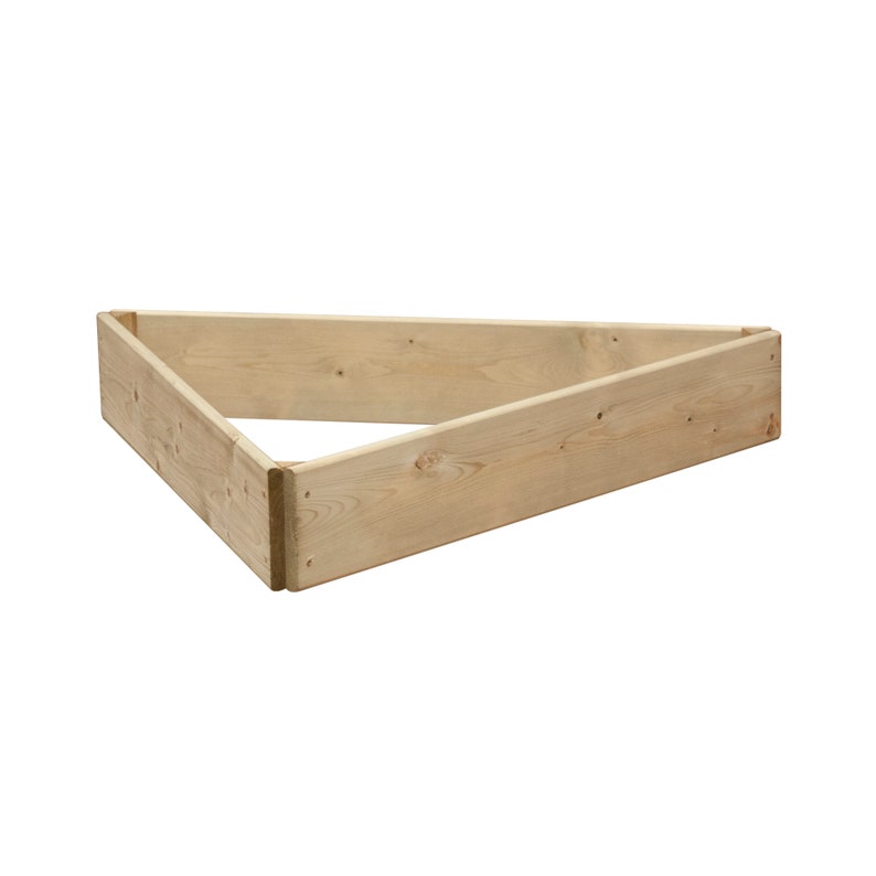 Triangle Timber Raised Garden Bed Tanalised Pressure Etsy UK