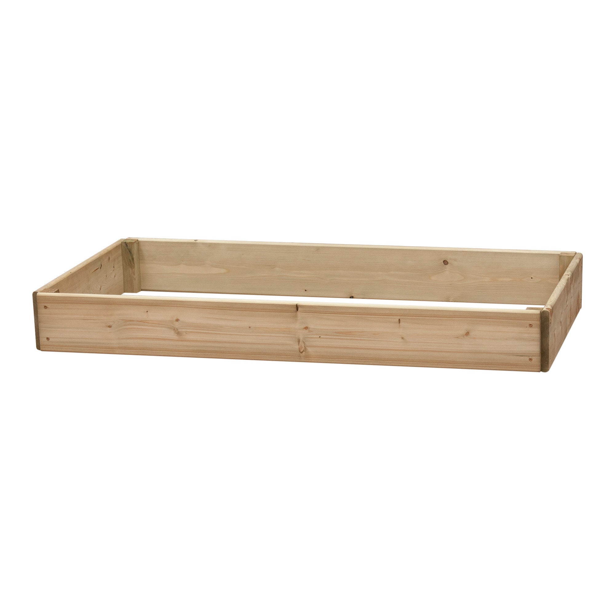 Rectangular Timber Raised Garden Bed Tanalised Pressure Etsy UK