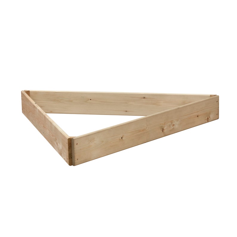 Triangle Timber Raised Garden Bed Tanalised Pressure Etsy UK