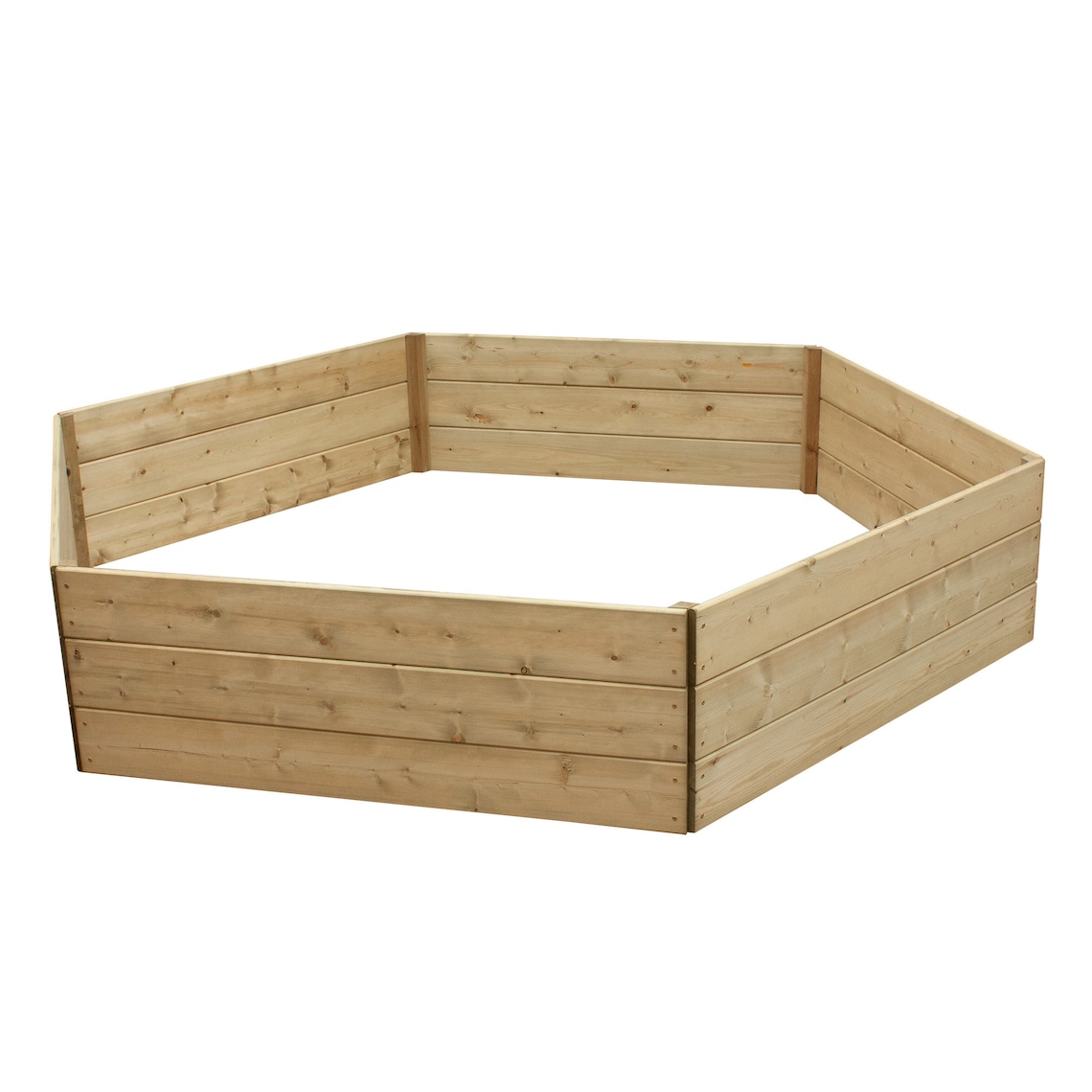 Hexagonal Timber Raised Garden Bed Tanalised Pressure Etsy