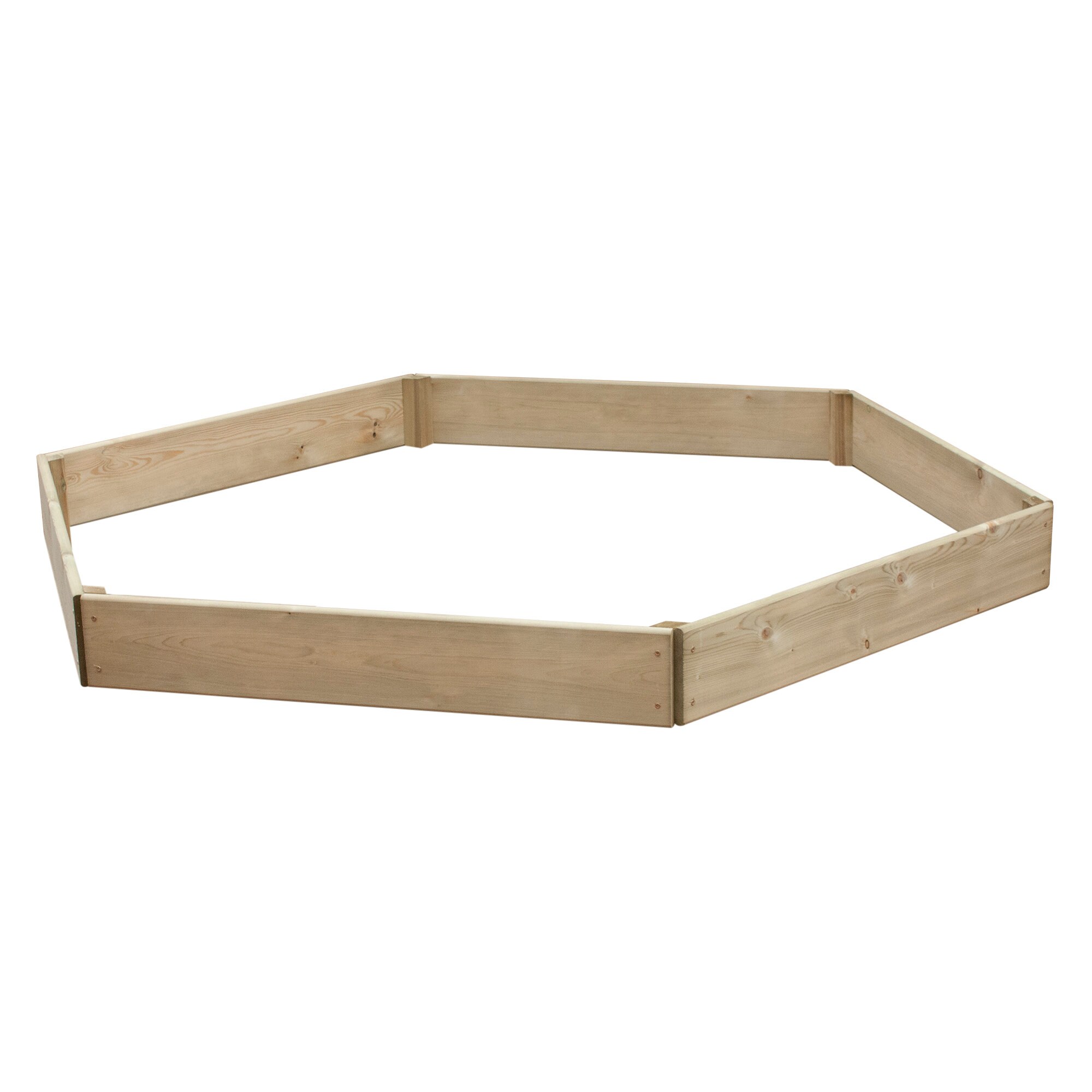 Hexagonal Timber Raised Garden Bed Tanalised Pressure Etsy UK