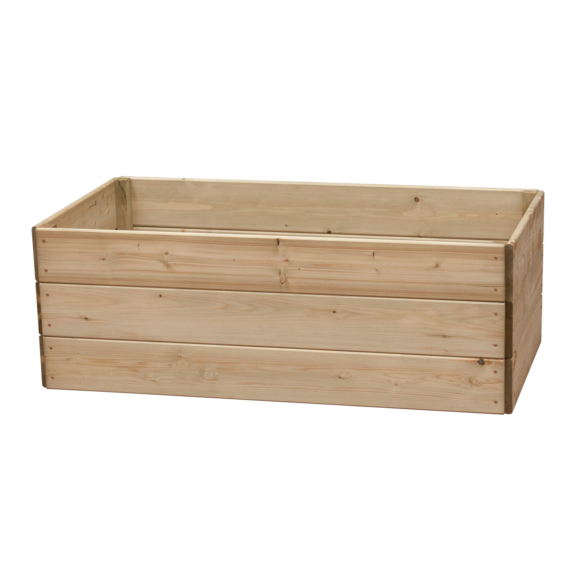 Rectangular Timber Raised Garden Bed Tanalised Pressure Etsy UK
