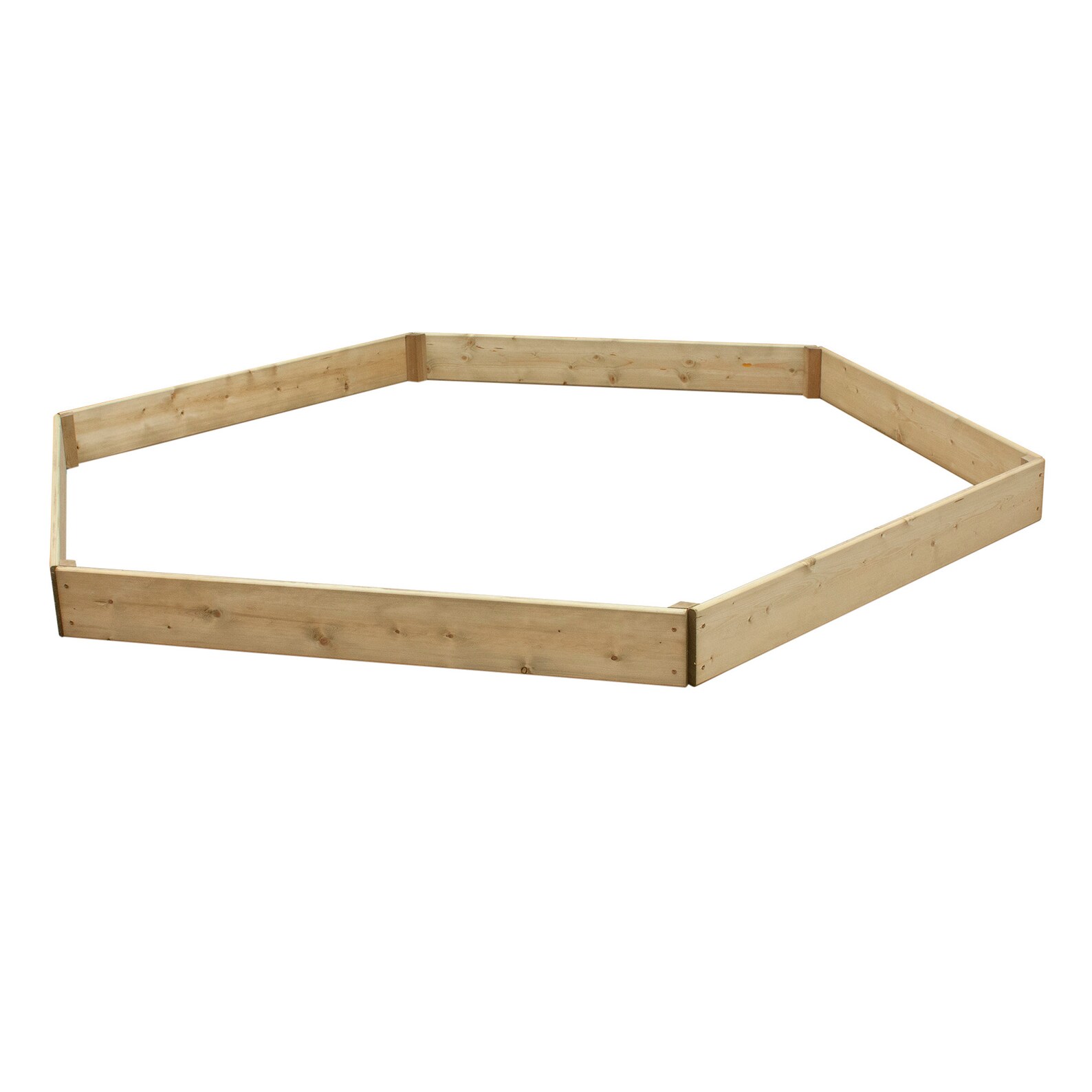 Hexagonal Timber Raised Garden Bed Tanalised Pressure Etsy UK